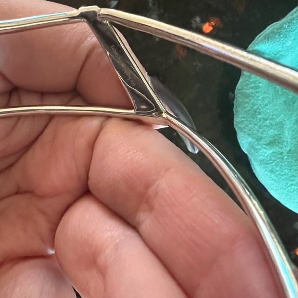 Tiffany & Co. Frank Gehry Sterling Silver Open Torque Square Bracelet - Picture 2 of 4